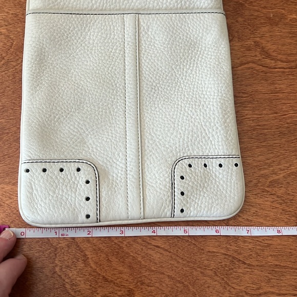 Coach Cream Leather Crossbody Purse - Picture 5 of 5
